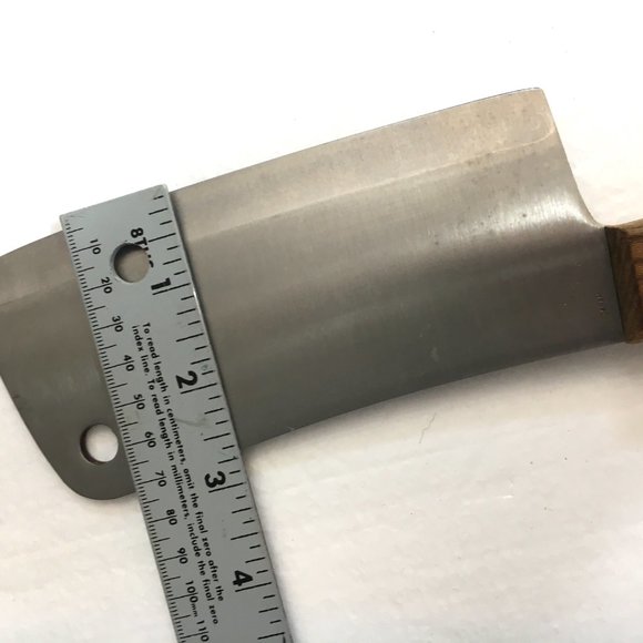 Carvel Hall Stainless Molybdenum Steel Butchers  Meat Cleaver Japan - Picture 13 of 14